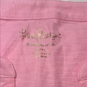 Lilly Pulitzer Pink Halter Tank Top size Small thumbnail 3