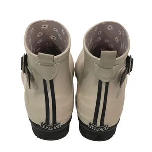 Chooka Downtown Shortie Rubber Buckle Ankle Rain Boots Women's US 8 EU‎ 39 Stone thumbnail 3
