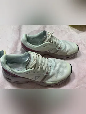 On Running Cloudpulse Women's Sneaker — Light Pink, Mint & White 157 thumbnail 3