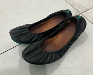 Tieks Black Nappa Leather Ballet Flats Size 10 US $210 thumbnail 1