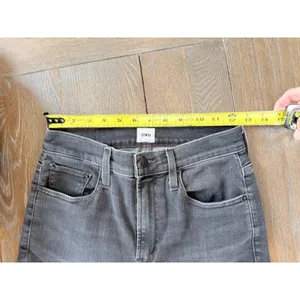Edwin Jeans Women Bree Washed Black‎ 27 Straight Leg High Rise Raw Hem EW2003QRZ thumbnail 7