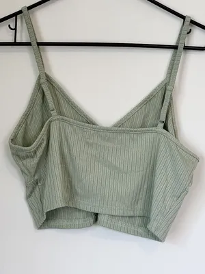 NWT Cupshe Mint Jersey Cami & Shorts Pajama Set - Size: Extra Large thumbnail 6