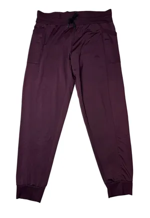 32 Degrees Heat Burgundy Stretch Jogger Pants Athleisure Lounge Size Large thumbnail 1