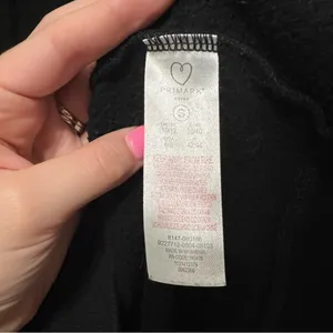 Primark Cares Black Zip Up Drawstring Hoodie Sweatshirt Size USA S thumbnail 6