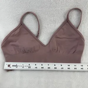 Lululemon Align Tank‎ Top Light Support Ribbed Mauve Bra Size XXS/XS thumbnail 4