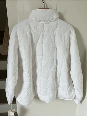 Free People Pippa Packable Puffer White Jacket in White NWT thumbnail 4