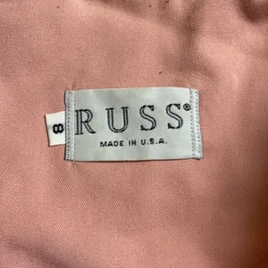 80s VINTAGE BABY PINK BUTTON UP BLOUSE thumbnail 3