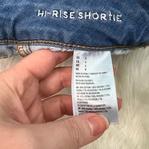 American Eagle Super Stretch High Rise Shortie Shorts thumbnail 8