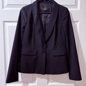 Ann Taylor Classic Navy Blue Blazer. 6 thumbnail 1