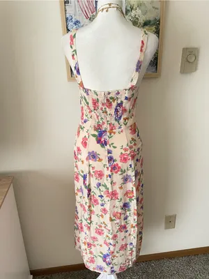 Sézane Rosella Silk Floral Midi Dress Monday Size 34 US 2 thumbnail 10