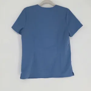 Figs Women's Casma Three-Pocket Scrub Top Size Small Blue V Neck Hospital Office thumbnail 10