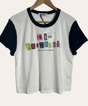 Daydreamer High Frequency Graphic Colorblock Crewneck T-Shirt Size XL thumbnail 1