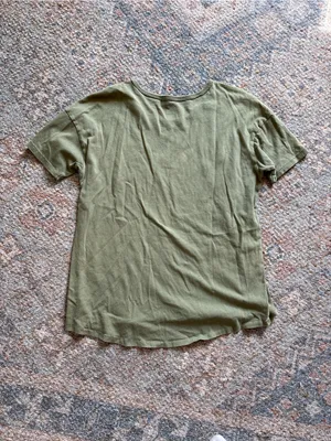 aerie Olive Green Short Sleeve Crewneck Tee thumbnail 3