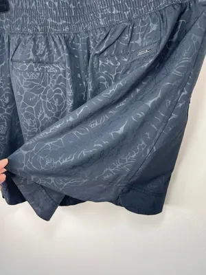 Orvis Travel Skort Skirt Black Rose Embossed Pockets Stretch Athleisure Golf Lg thumbnail 12