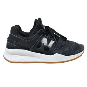 New Balance 247 Black White Gum Sole‎ RevLite Suede Mesh Sneakers WS247CI 8 thumbnail 2
