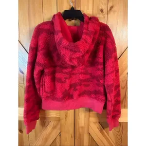 OFFLINE by Aerie Women’s Red Fleece Sherpa Jacket READ Size Medium (5728) thumbnail 6