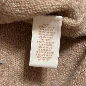 LC Lauren Conrad Brown Sweater with Llama Motif thumbnail 4