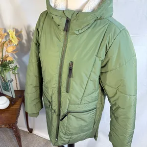 O’Neill Cheyenne Hooded Puffer Jacket Vineyard Green Women’s Size Small💚 thumbnail 4