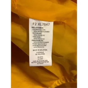 Columbia Fire Ridge Yellow Removable Hood Midweight Vintage Ski Jacket medium (4 thumbnail 10