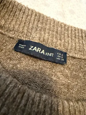 zara knit brown sweater  thumbnail 7