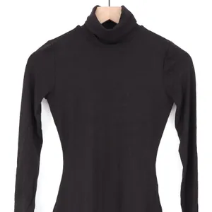Naked Wardrobe Black Turtleneck Long Sleeve Bodycon Mini Dress Small thumbnail 2