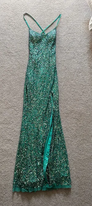 Prom Dress Green Size 0 thumbnail 1