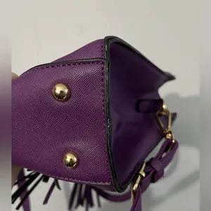 satchel bag in purple thumbnail 5