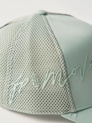 Free people movement signature soft mesh trucker hat sterling blue NWT $48 thumbnail 6