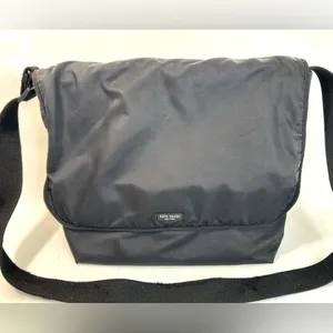 Kate Spade Black Nylon Messenger Laptop Bag Adjustable Crossbody Strap thumbnail 4