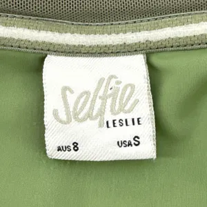 Selfie Leslie Ruched Off Shoulder Mini Dress S Olive Green Long‎ Sleeve Bodycon thumbnail 7