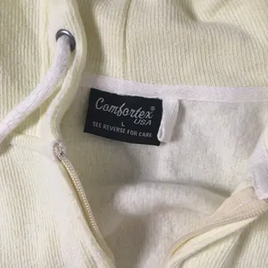#2 Women FT Lauderdale Florida Zip Up Hoodie Stretchy Cream Yellow Size Large XL thumbnail 5