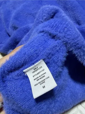 Bucket list Frankie soft fur shacket medium Blue thumbnail 9
