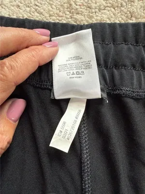 Express Womens Black Sandwashed Ruched Hem Joggers Large Modal Lounge Pants thumbnail 4