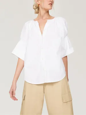 ALC Frank Chloe White Blouse | Size 4 thumbnail 4