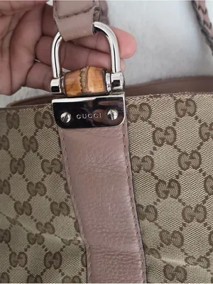 Gucci Monogram Medium Bamboo Bar Tote thumbnail 6