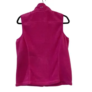 Vineyard Vines Pink Fleece Vest Womens Small Full Zip‎ Sherpa Preppy Outdoor thumbnail 3