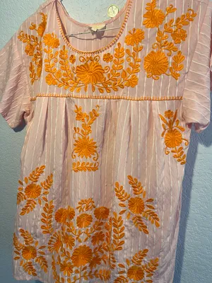 Light Pink Blouse Size L thumbnail 2