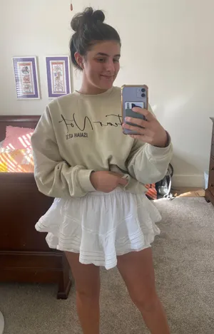 Aerie White Skirt thumbnail 4