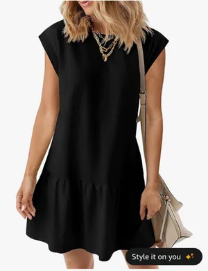 Black dress Size L thumbnail 1