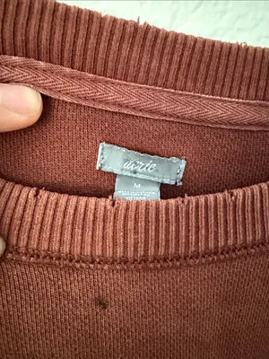 Aerie Cropped Crewneck Sweatshirt thumbnail 2