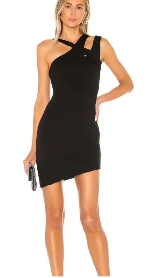 Revolve h:ours Jux Asymmetrical Mini Dress thumbnail 1