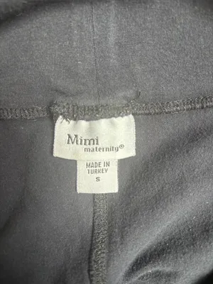 Mimi Maternity Black High-Rise Bike Shorts thumbnail 2