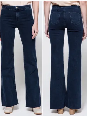J Brand Dark Wash Tailored High Rise Flare Jeans in Allegiance Wash Size 26 thumbnail 2