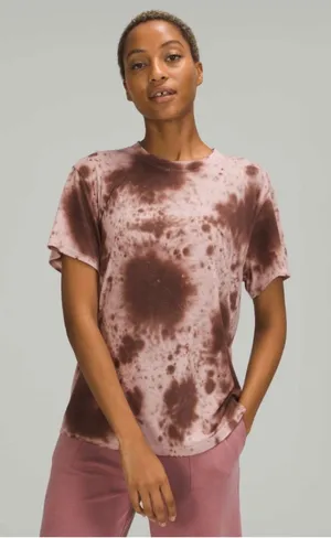 Lululemon All Yours Tee Color: Marble Dye Silky French Press thumbnail 1