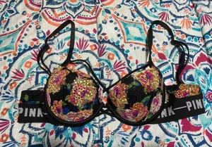 Victoria's Secret PINK Multicolor Bra thumbnail 1