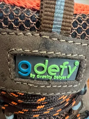 GDefy hiking shoes Brown and Orange Athletic comfort wear Shoes thumbnail 2