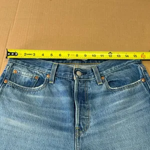 Levi’s‎ Wedgie Straight Fit Denim High Rise Button Fly Jeans Medium Wash thumbnail 11
