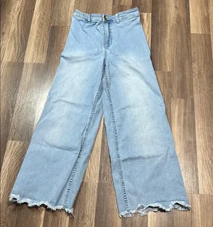BILLA BONG Free Fall Fray Hem Stretch Wide Leg Jeans thumbnail 8