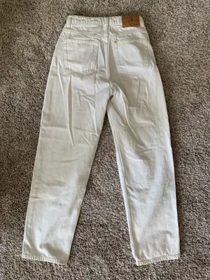 H&M White 90s Baggy Jeans thumbnail 2