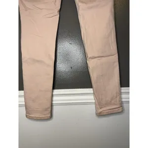 Levis 721 High Rise Skinny Jeans Womens W29 L30 Light Pink Button Fly Denim thumbnail 9